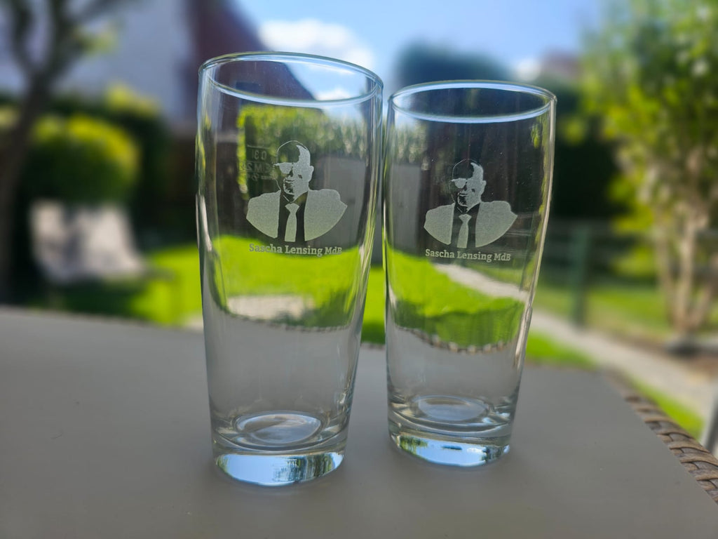Bierglas & Bierdeckel Set
