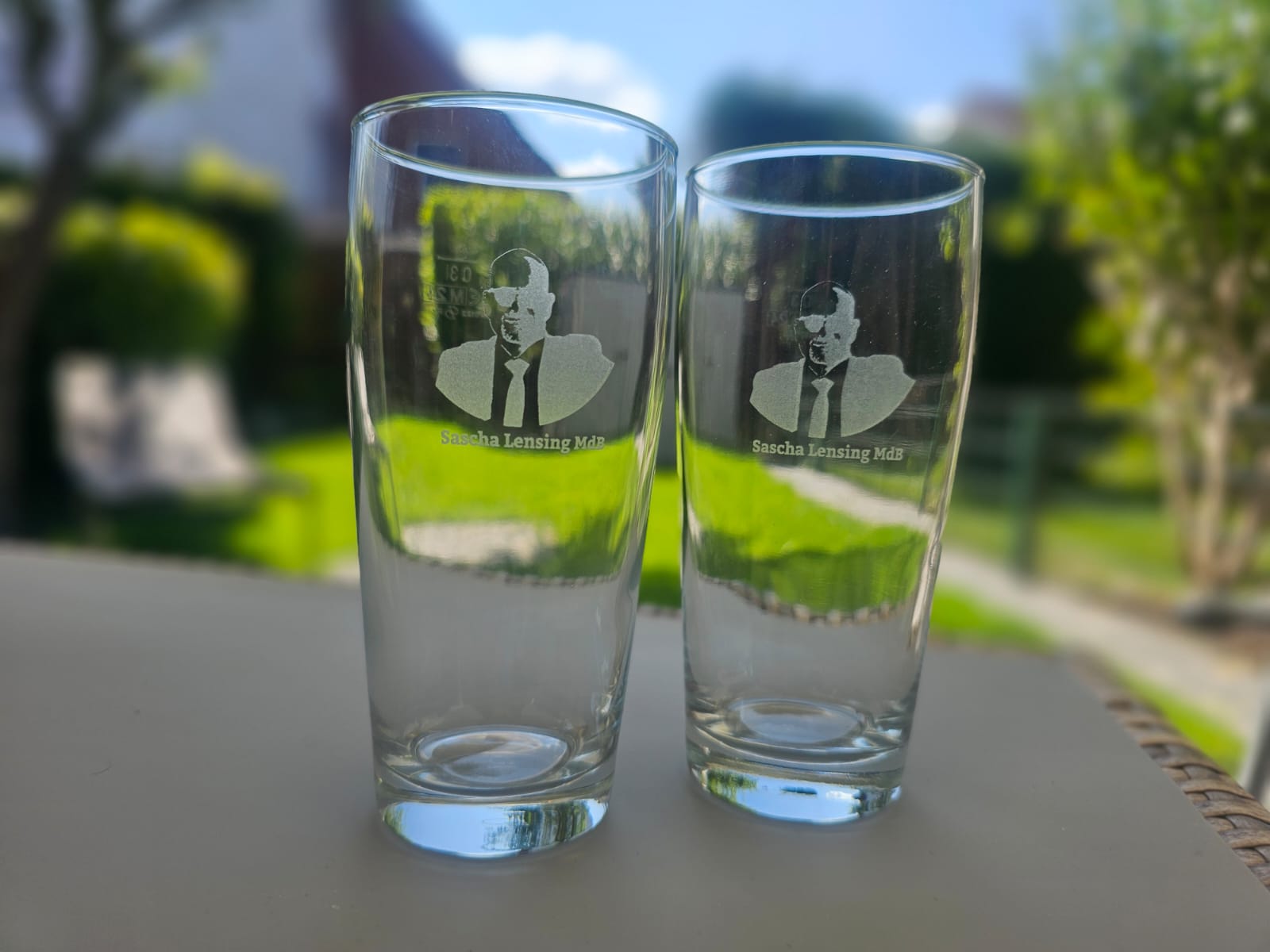 Bierglas & Bierdeckel Set